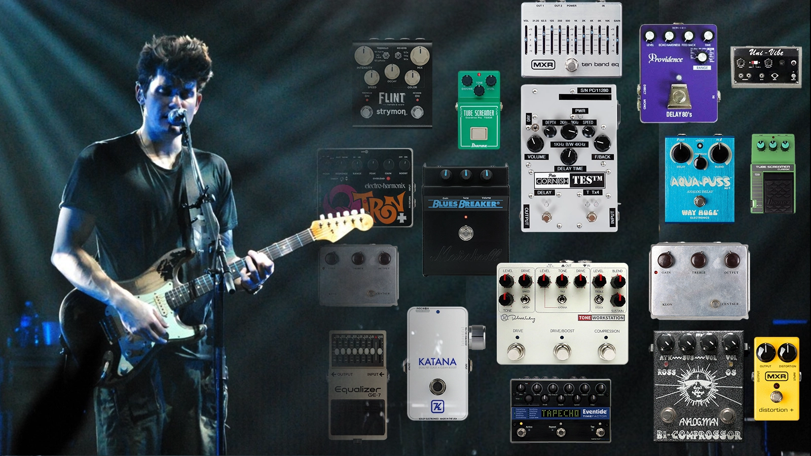 John Mayer – Studio and Live Boards pedalboard