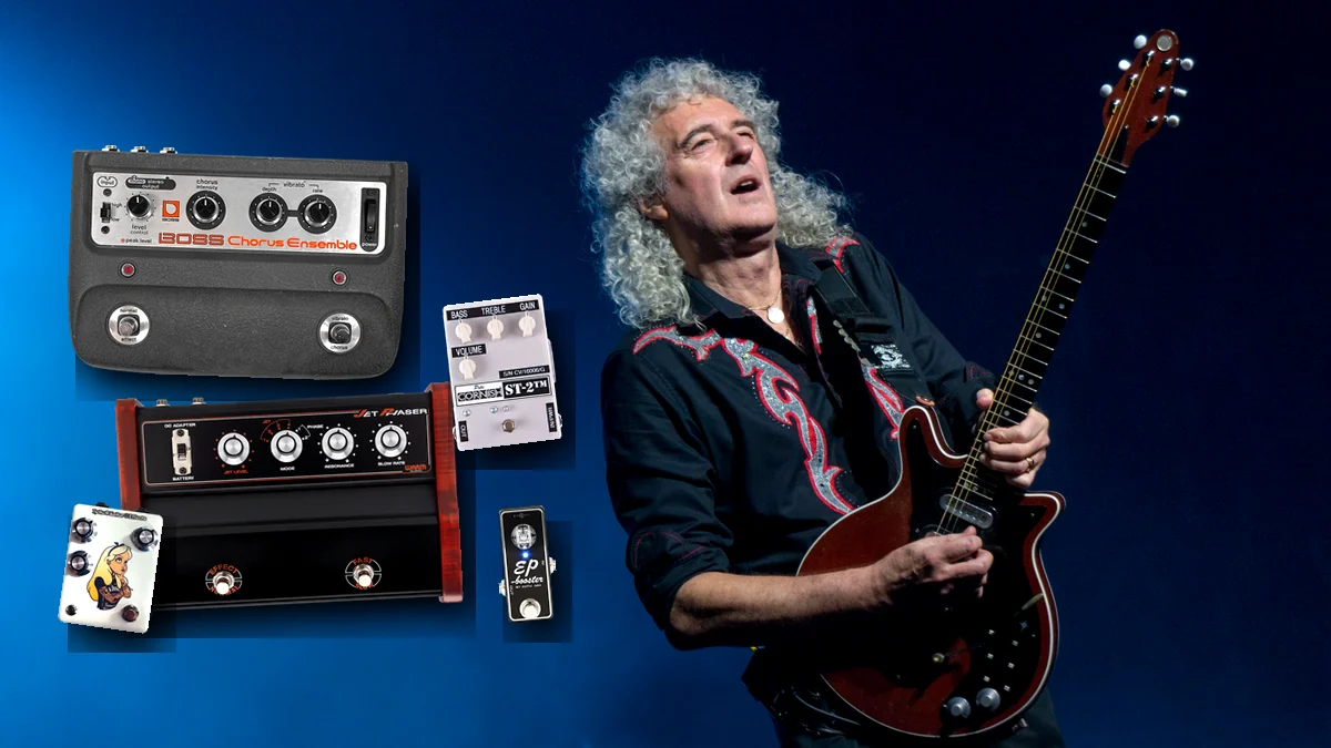 Brian May – Queen Arena Rig pedalboard
