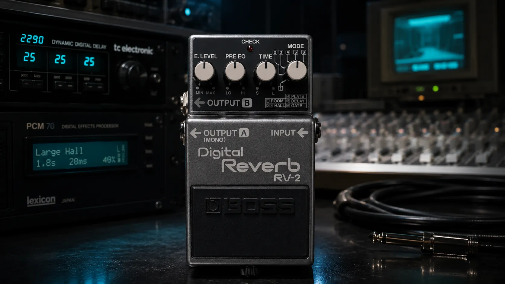 Boss RV-2 Digital Reverb